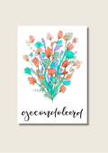 Wenskaart - Gecondoleerd bloemen
