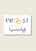 Wenskaart - Proost op jullie huwelijk