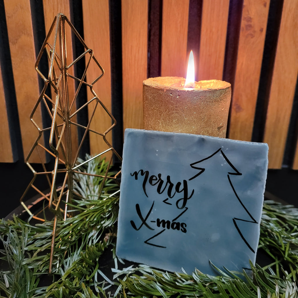 Tegeltje 'merry Christmas'