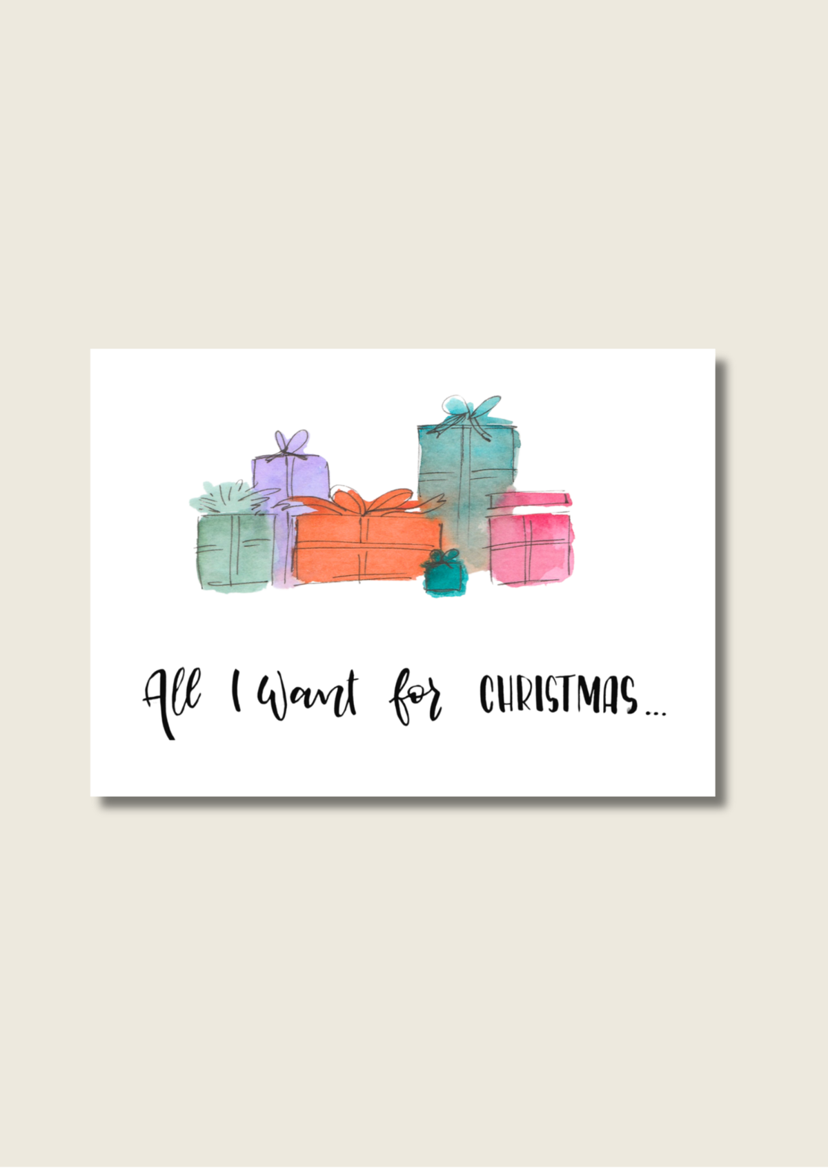 Kerstkaarten kerstillustraties - Los of als set