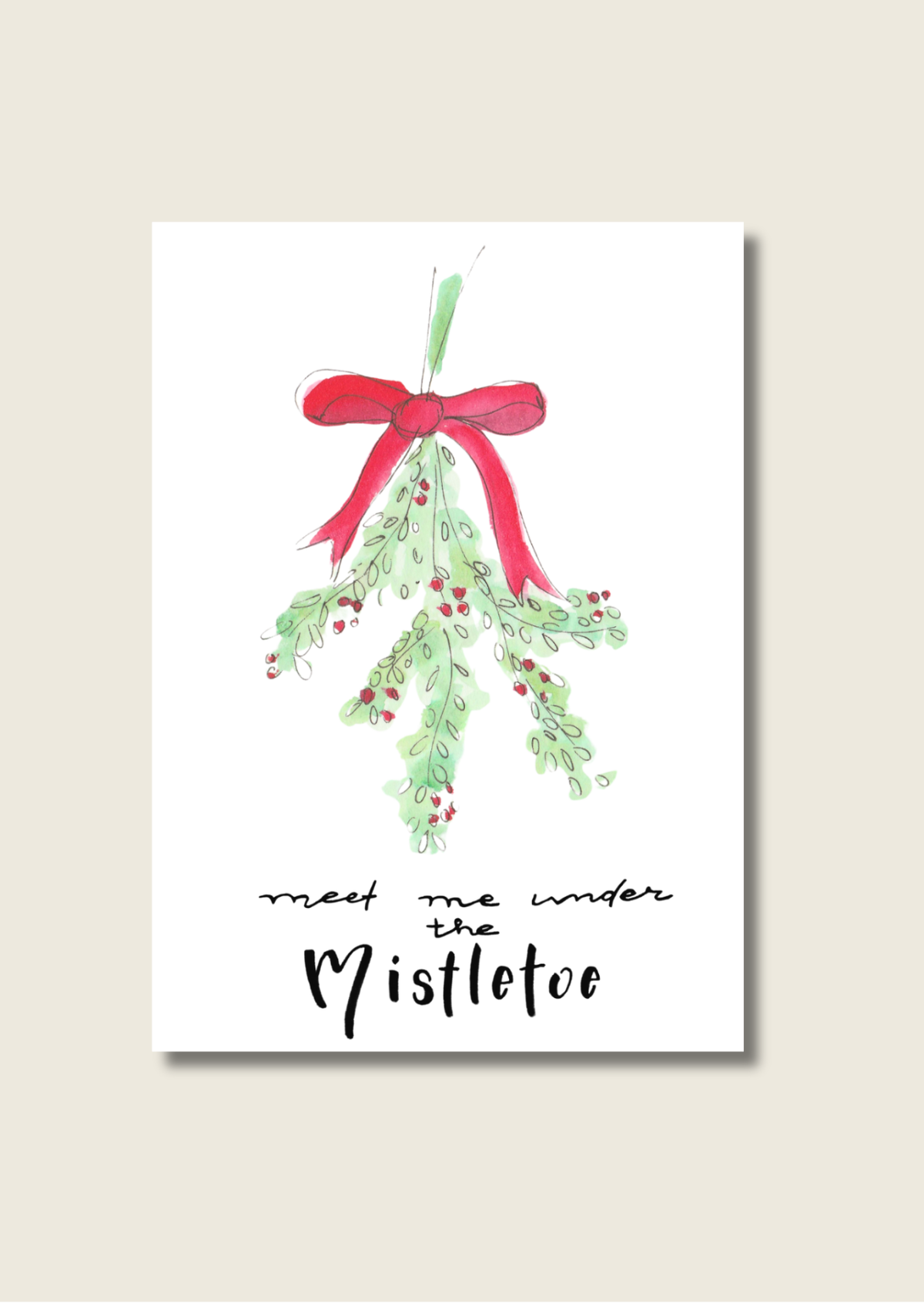 Kerstkaarten kerstillustraties - Los of als set