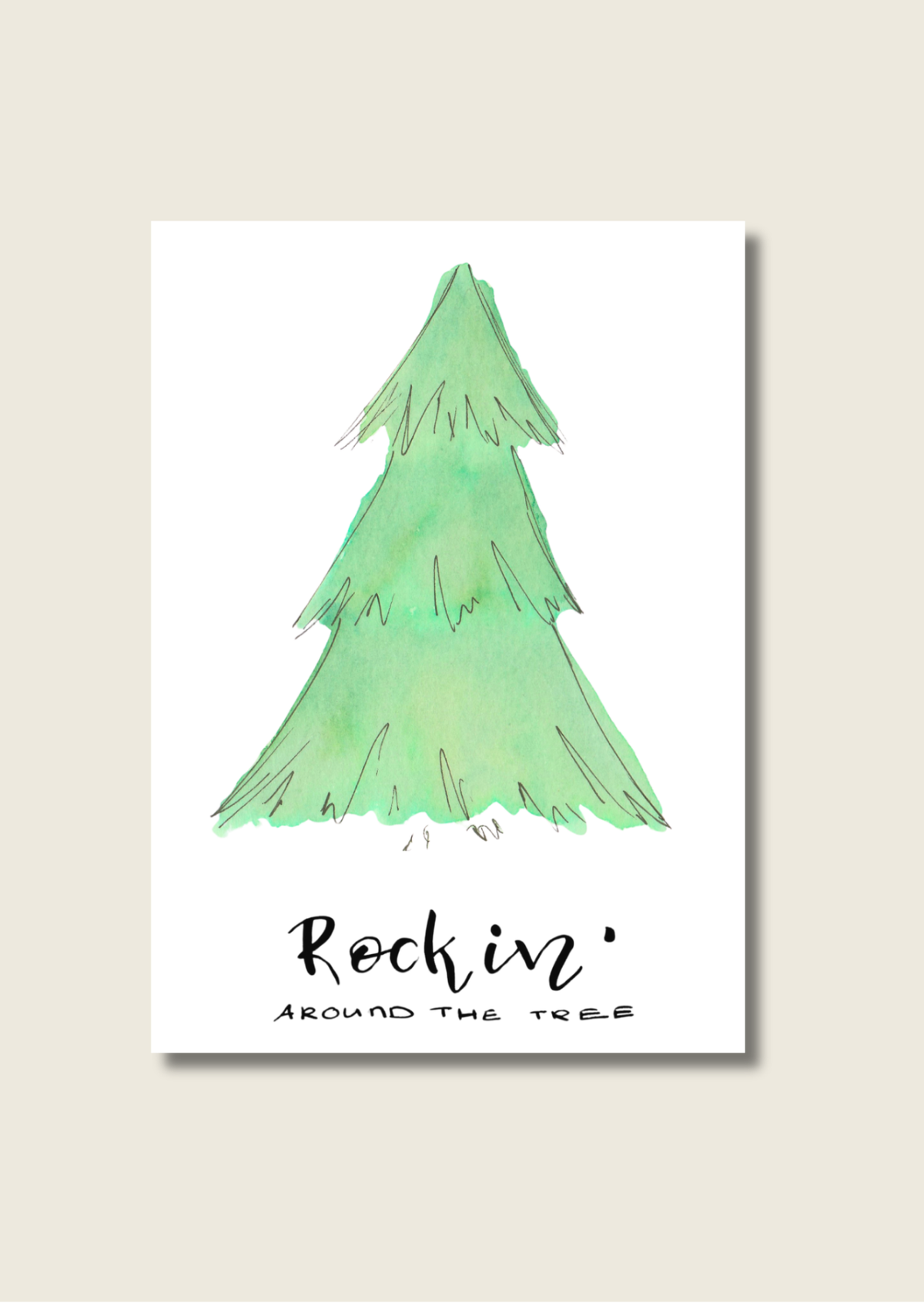 Kerstkaarten kerstillustraties - Los of als set