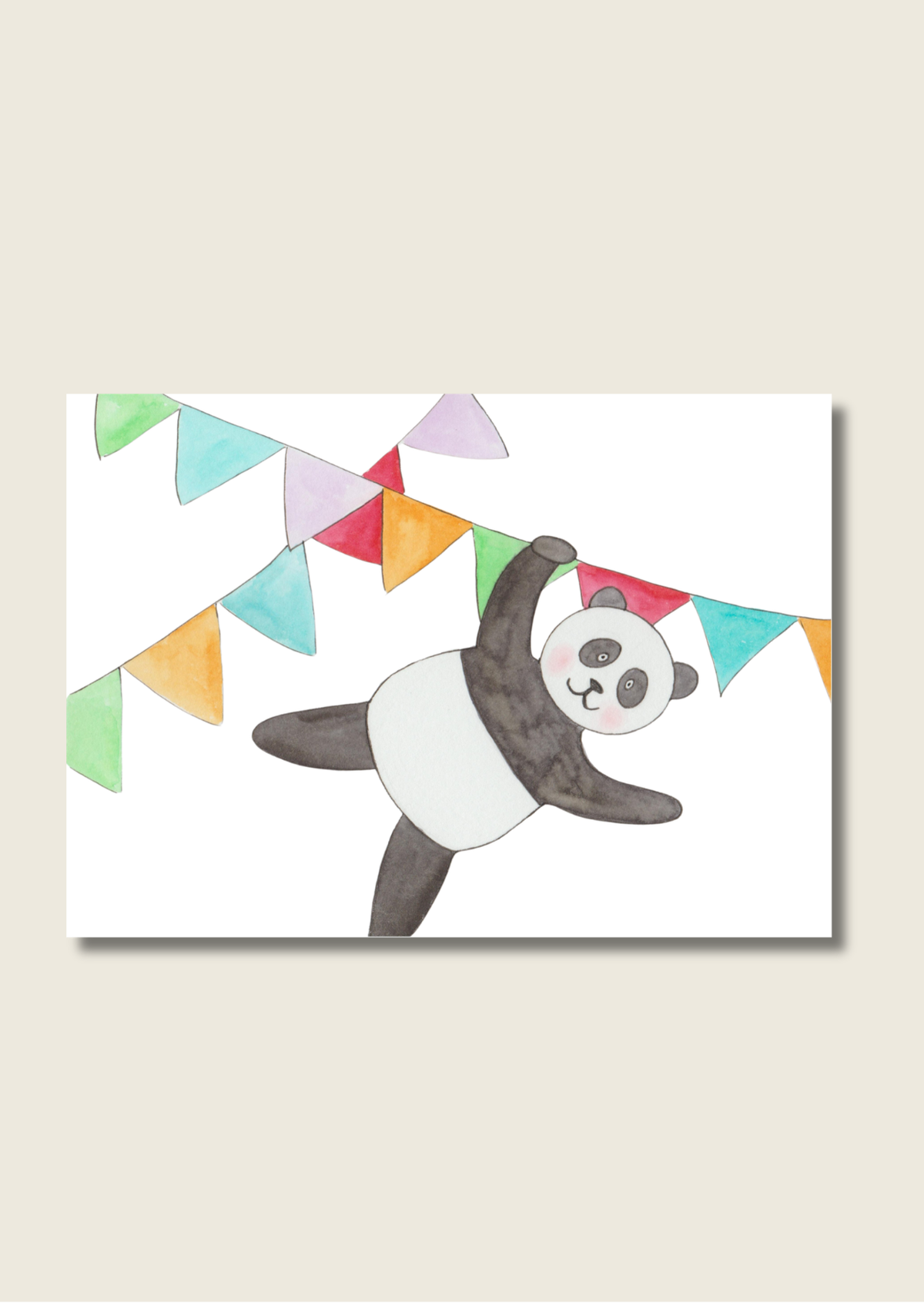 Dieren verjaardagskaarten wit - los of als set