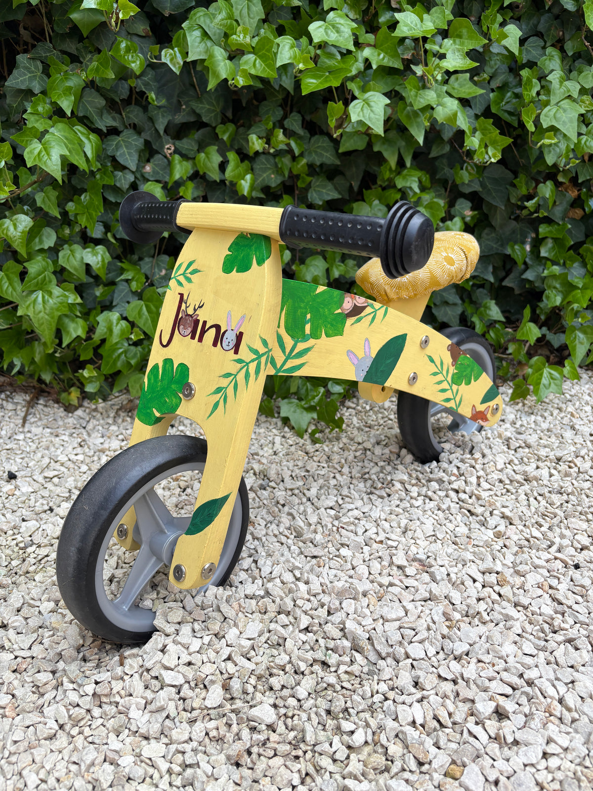 Gepersonaliseerd loopfietsje