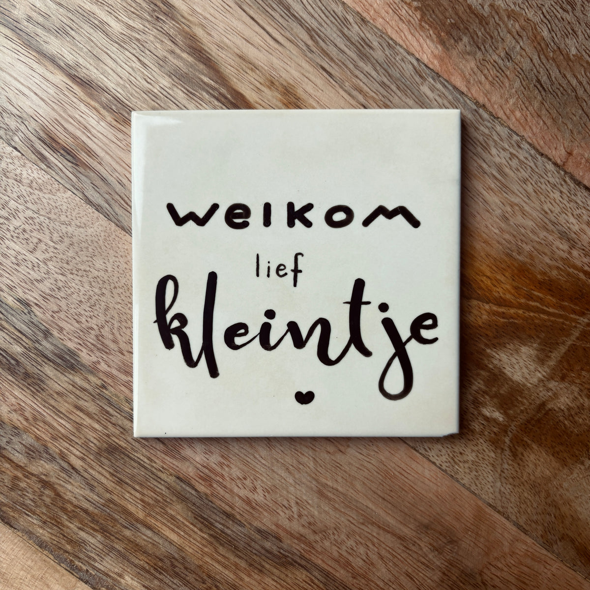 Gepersonaliseerd tegeltje