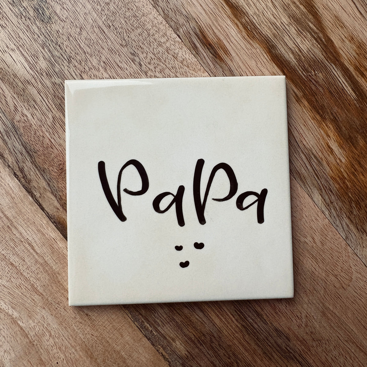Tegeltje 'papa'