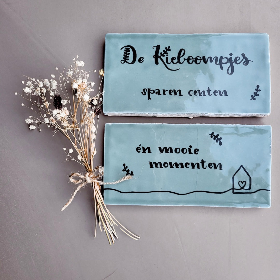 Gepersonaliseerd tegeltje